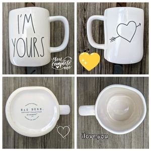 RAE DUNN "I'm Yours" Mug NWT